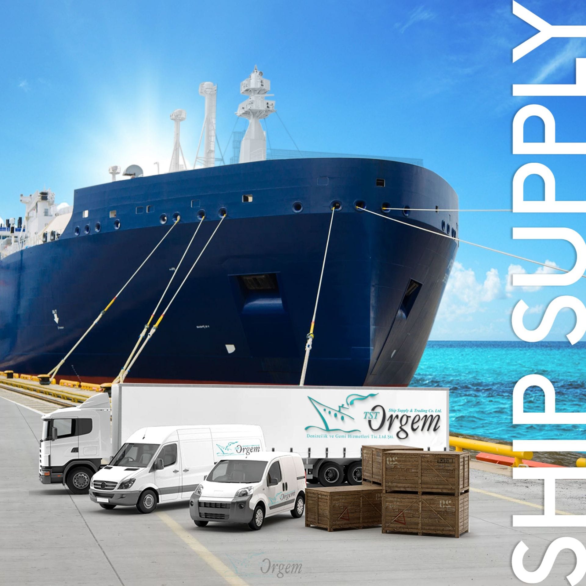 TST Orgem Ship Provision Supply from Istanbul to the World!